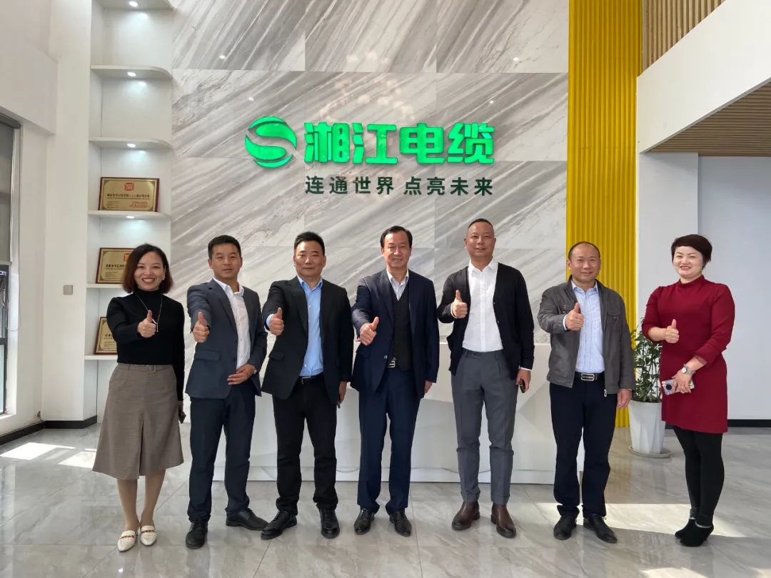 湖北省湖南商會會長羅振林一行參觀考察湘江電纜武漢廠 湖北省湖南商會會長羅振林一行參觀考察湘江電纜武漢廠