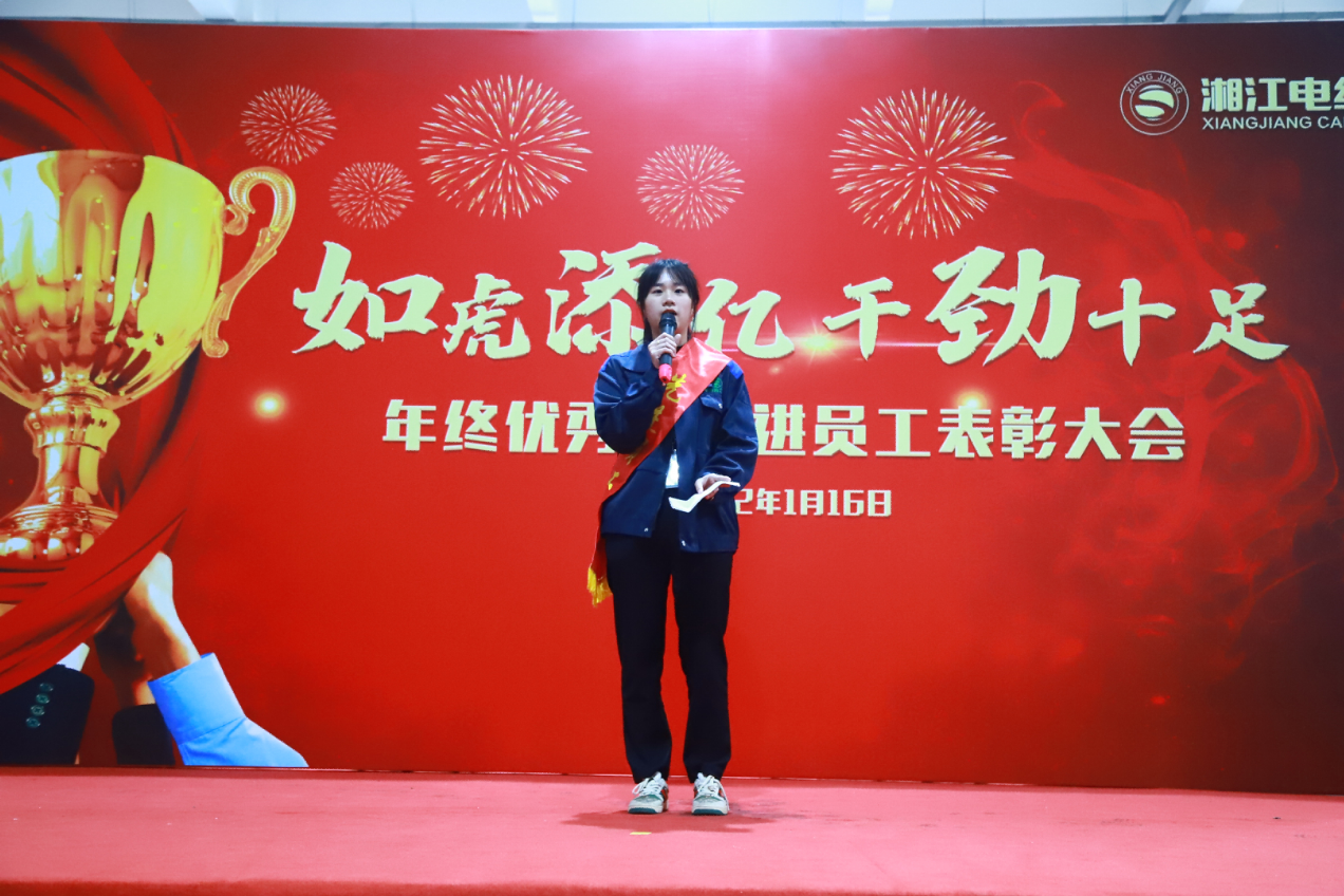 湘江電纜集團(tuán)2021年終表彰大會隆重舉行