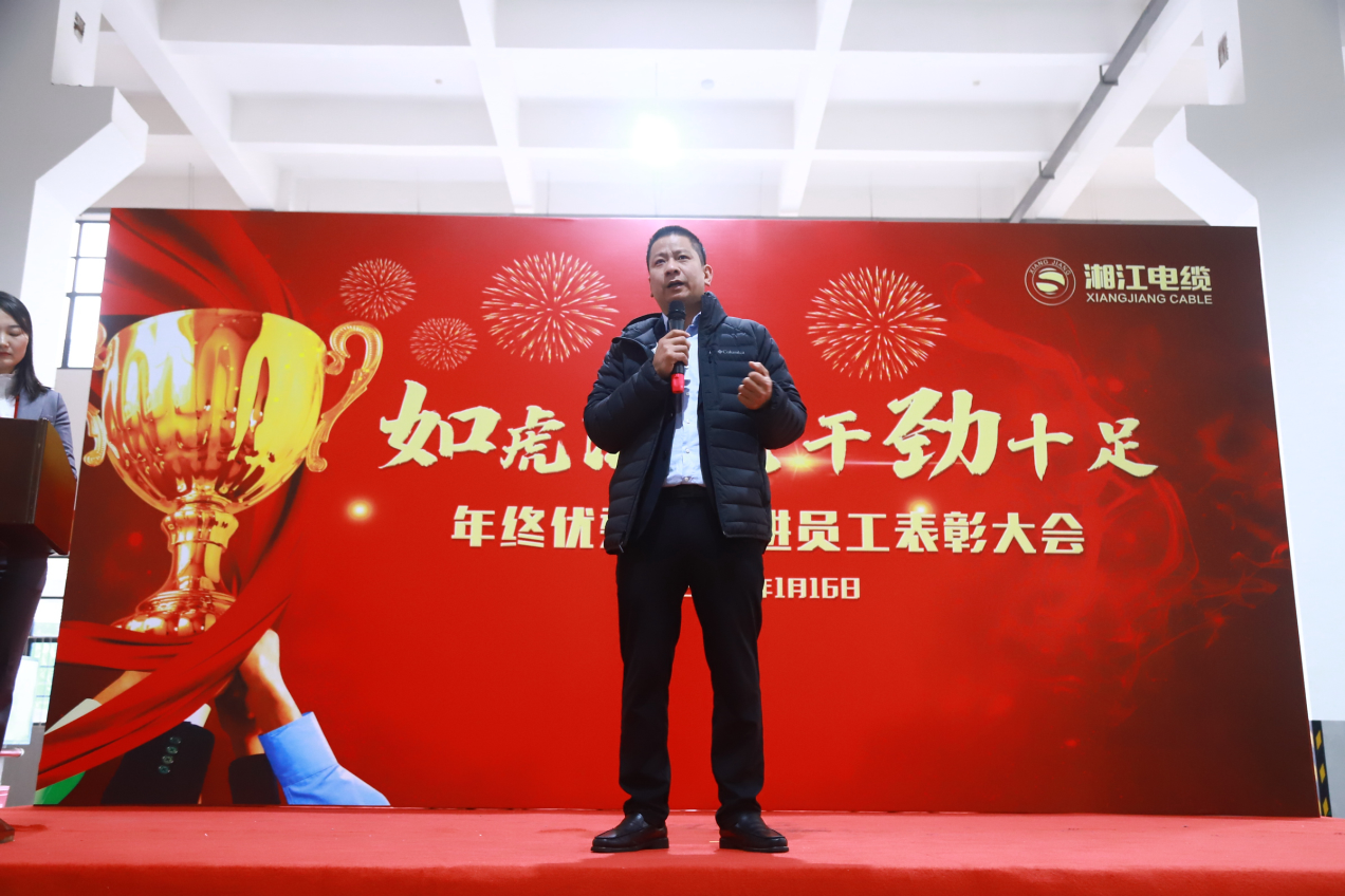 湘江電纜集團(tuán)2021年終表彰大會隆重舉行