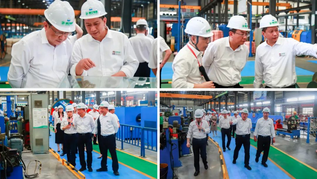 揭陽市委常委，揭西縣委書記劉端雄等領導一行參觀考察湘江電纜